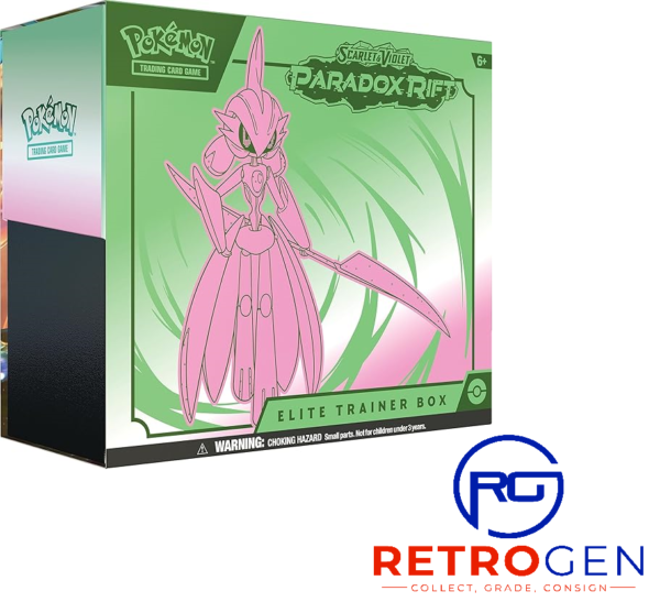 Pokemon TCG: SV04 Scarlet & Violet Paradox Rift ETB Elite Trainer Box - Iron Valiant (Standard Edition)