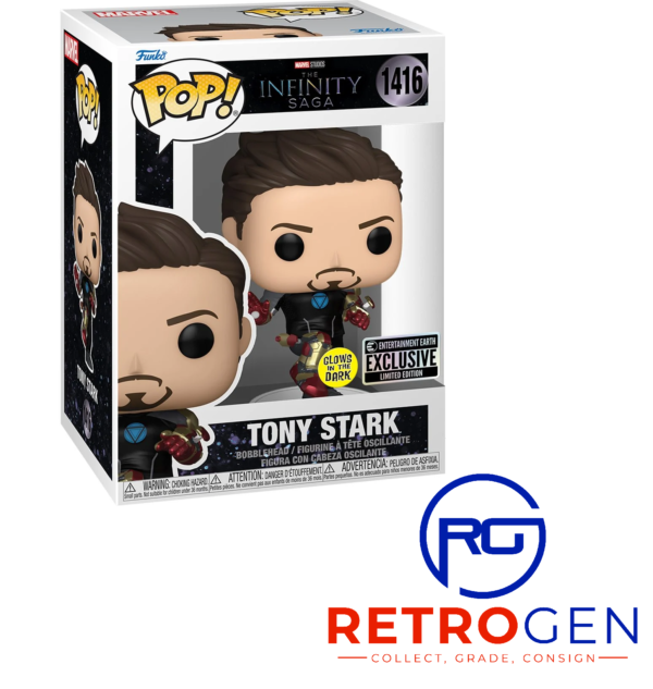 Iron Man 3 Tony Stark Suit-Up GITD Funko Pop! Vinyl EE Exclusive