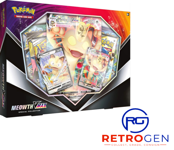 Pokémon TCG: Meowth VMAX Collection Box