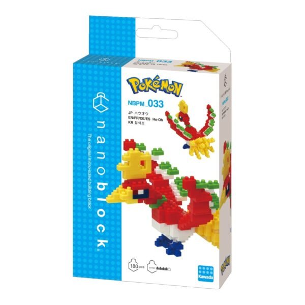 Kawada Nanoblock NBPM_033 Pokemon Ho-oh