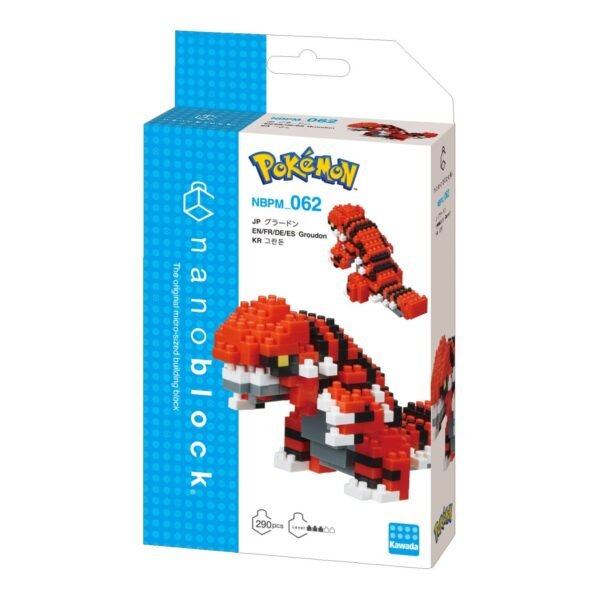 Kawada Nanoblock NBPM_062 Pokemon Groudon